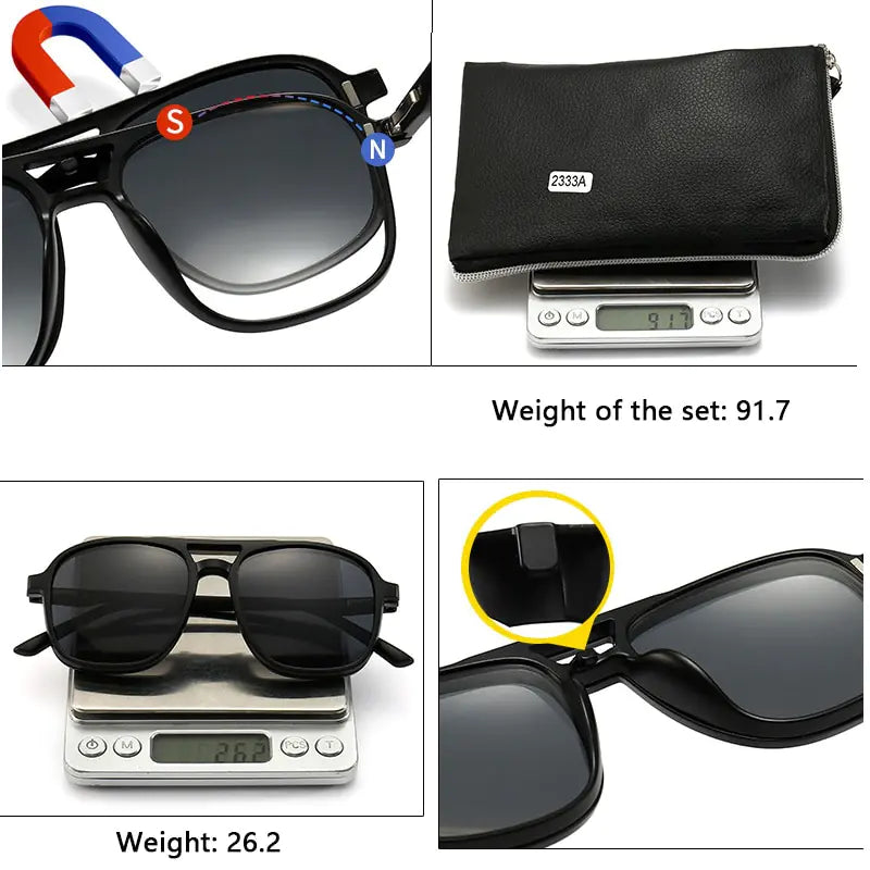 Magnetic Polarized Sun Glasses