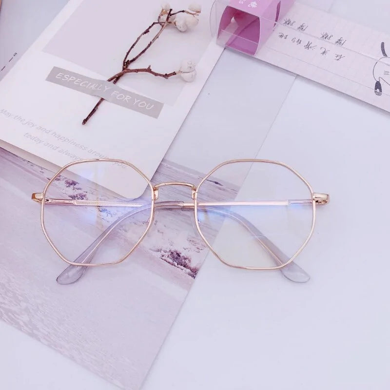 Vintage Round Blue Light Glasses